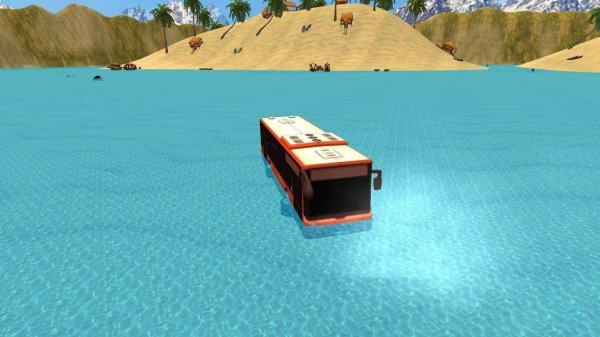 Water Surfer Bus Driving Online Arcade Game