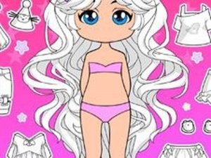 Chibi Dress Up & Coloring Online Dress Up Game