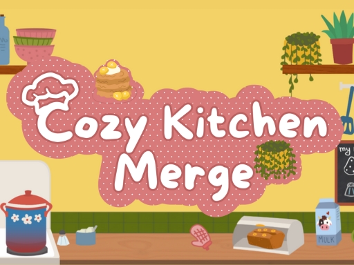 Cozy Kitchen Merge Online Puzzle Game