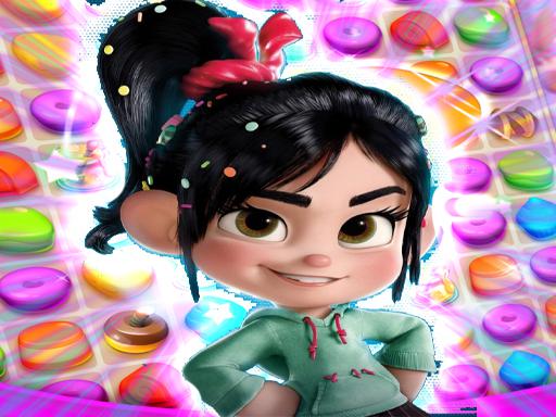 Vanellope Von Schweetz Match 3 Puzzle Online Game - Puzzle Game