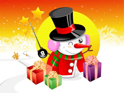 Christmas Vector Characters Puzzle Online Game Puzzle Game