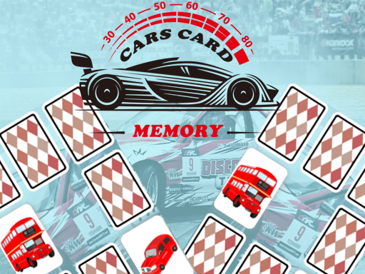 Cars Card Memory Online Puzzle Game