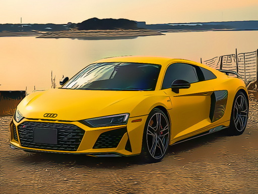 German R8 Jigsaw Puzzle Game