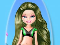 Barbie Motorbiker Online Dress Up Game