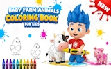 Farm Animal Coloring Fun for Kids