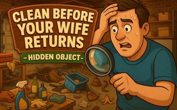 Clean Before Your Wife Returns: Hidden Object Puzzle Game