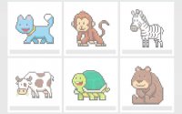 Color Pixel Art Classic: Animal Pixel Coloring Online Puzzle Game