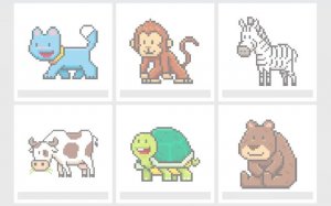 Color Pixel Art Classic: Animal Pixel Coloring Online Puzzle Game