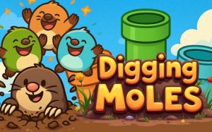 Digging Moles: Mole Puzzle Adventure - Physics Puzzle Game