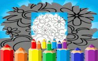 Easy Drawings To Color For Kids - Free Online Coloring Book Game - Coloring Game
