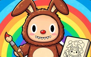 Labubu Coloring Pages Online Game - Coloring Game