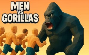 Men Vs Gorilla: 3D Strategy Combat Game