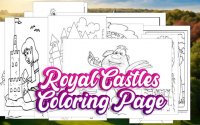 Royal Castles Coloring Book Online Game Art Game