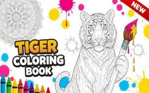 Tiger Coloring Book Online Game - Coloring Game
