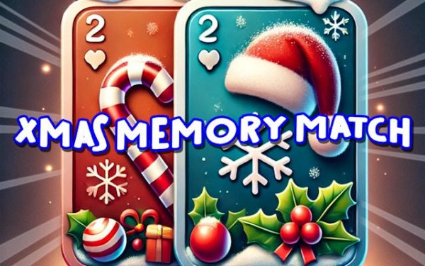 Xmas Memory Match: Christmas Pairs Online Game - Puzzle Game