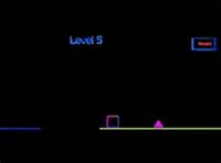 Neon Square Rush Online Arcade Game
