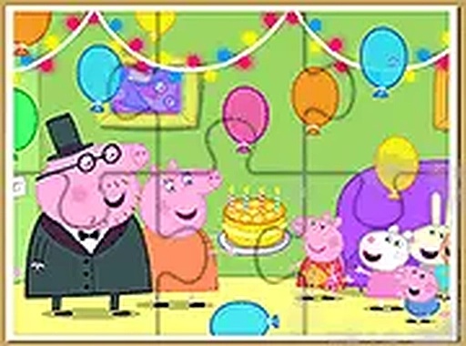 Peppa Pig Jigsaw Puzzle Online Game - Kids Puzzle Game
