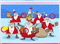 Christmas Photo Differences Puzzle Game