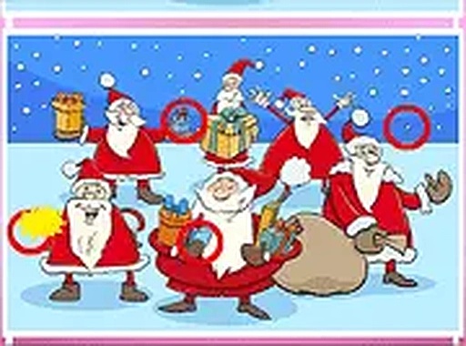 Christmas Photo Differences Puzzle Game