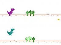2 Player Dino Run Online Arcade Game