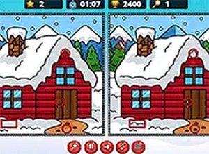 Christmas Spot the Difference Online Puzzle Game